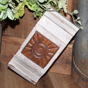 Ornate Distressed Architectural Salvage Farmhouse Relic Wall Decor